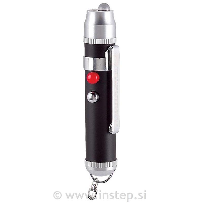 True Utility Laserlite, Črna/Srebrna, Mini svetilka